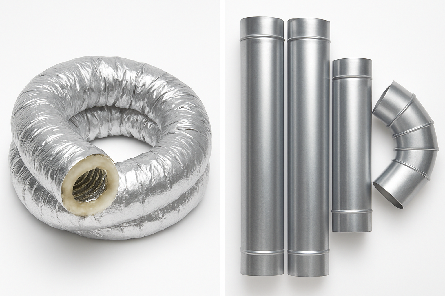 Flexible Duct vs Metal Duct: Which Is Better for Your HVAC? [2026 Comparison]